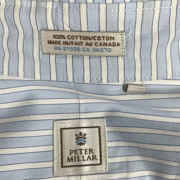 Peter Millar NWOT Cotton Button Down Sports Shirt - Men’s XL - Picture 7 of 7